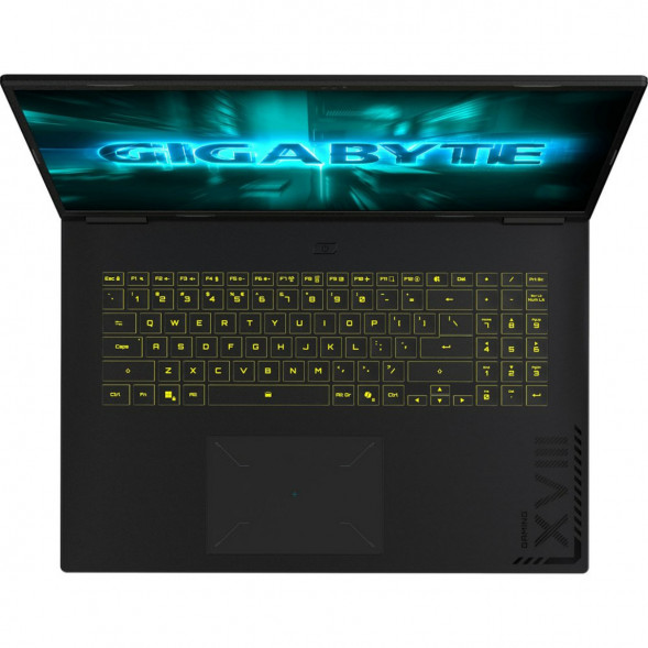 Ноутбук Gigabyte Gaming A18 GA83H (18&amp;quot;, IPS, AMD Ryzen 7 260 3.8ГГц, 8 ядер, 16ГБ DDR5, 512ГБ SSD, NVIDIA GeForce RTX 5050 8 ГБ,  без ОС), черный  в Рязани