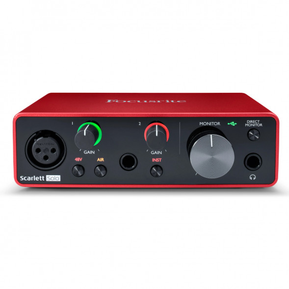 Внешняя звуковая карта FOCUSRITE Scarlett Solo 3rd Gen в Рязани