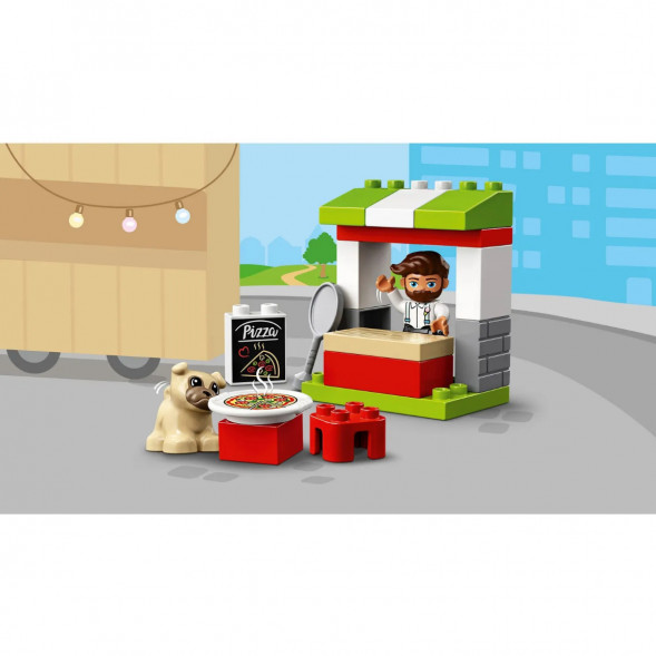 Конструктор LEGO DUPLO 10927 Town Киоск-пиццерия в Рязани