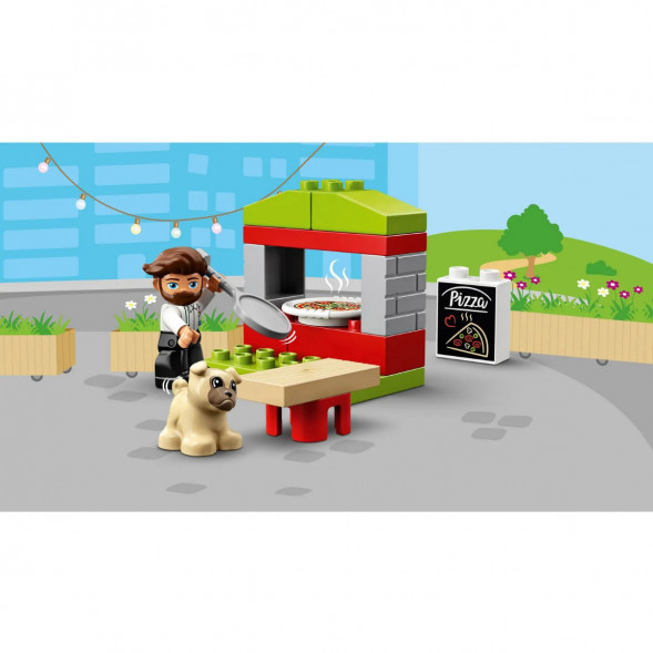 Конструктор LEGO DUPLO 10927 Town Киоск-пиццерия в Рязани
