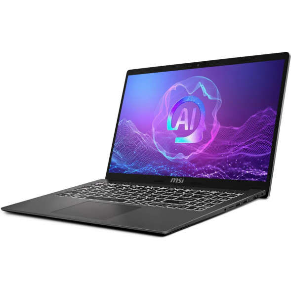 Ноутбук MSI Modern A15 AI+ F3HMG-040XRU (15.6&amp;quot;, IPS, AMD Ryzen AI 5 330 2ГГц, 4-ядерный, 16ГБ DDR5, 512ГБ SSD, AMD Radeon 820M, без ОС), серый в Рязани