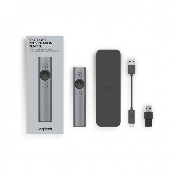 Презентер Logitech Spotlight Presentation Remote серый в Рязани