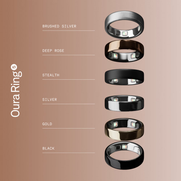 Умное кольцо Oura Ring 5 (размер 7), розовое золото/Deep Rose в Рязани