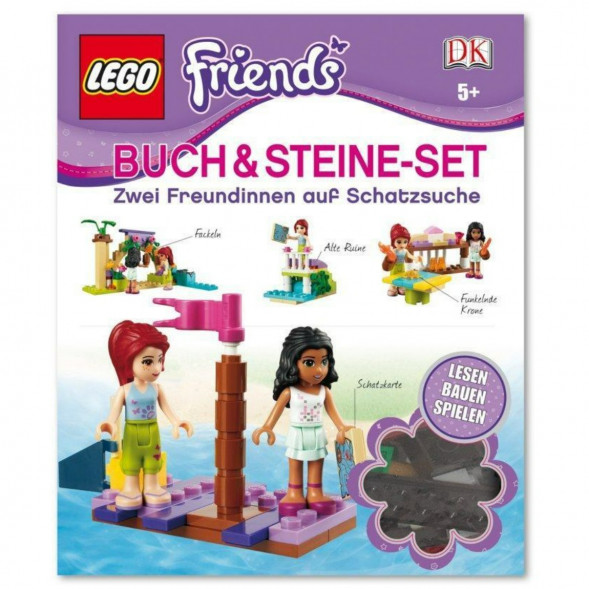 Книга и набор кубиков LEGO Friends Buch &amp;amp; Steine-Set Zwei Freundinnen auf Schatzsuche в Рязани