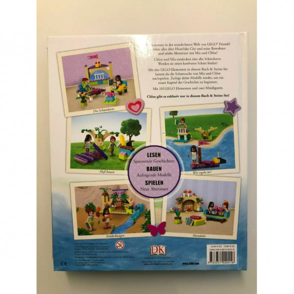 Книга и набор кубиков LEGO Friends Buch &amp;amp; Steine-Set Zwei Freundinnen auf Schatzsuche в Рязани