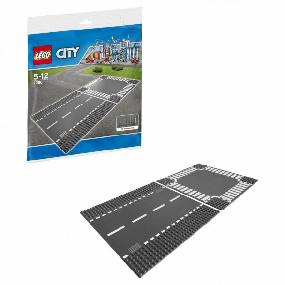 Конструктор LEGO City 7280 Прямая дорога и перекрёсток в Рязани