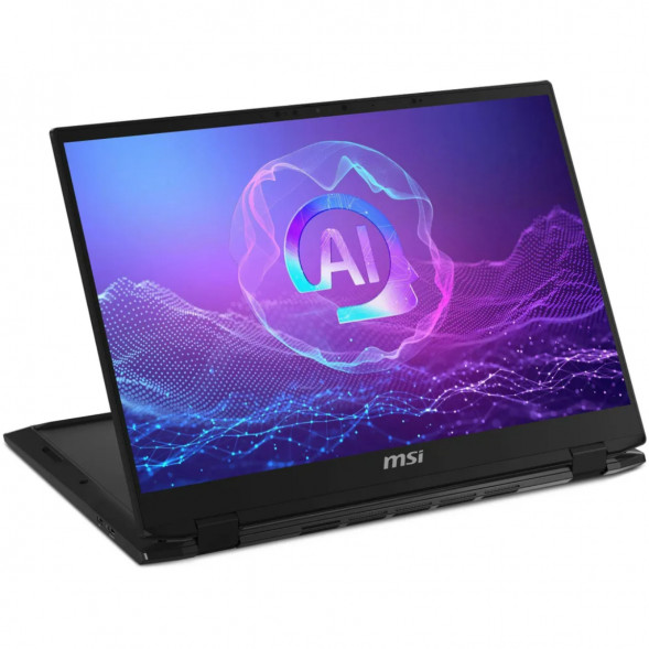 Ноутбук трансформер MSI Summit Pro 16 AI A2HVETG-084RU (16&amp;quot;, IPS, Intel Core Ultra 9 285H 2.9ГГц, 16 ядер, 32ГБ LPDDR5, 1ТБ SSD, NVIDIA GeForce RTX 4050 - 6 ГБ, Windows 11 Pro), черный в Рязани