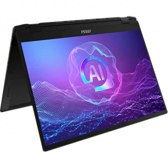 Ноутбук трансформер MSI Summit Pro 16 AI A2HVETG-085RU (16&amp;quot;, IPS, Intel Core Ultra 7 255H 2ГГц, 16 ядер, 32ГБ LPDDR5, 1ТБ SSD, NVIDIA GeForce RTX 4050 - 6 ГБ, Windows 11 Pro), черный в Рязани