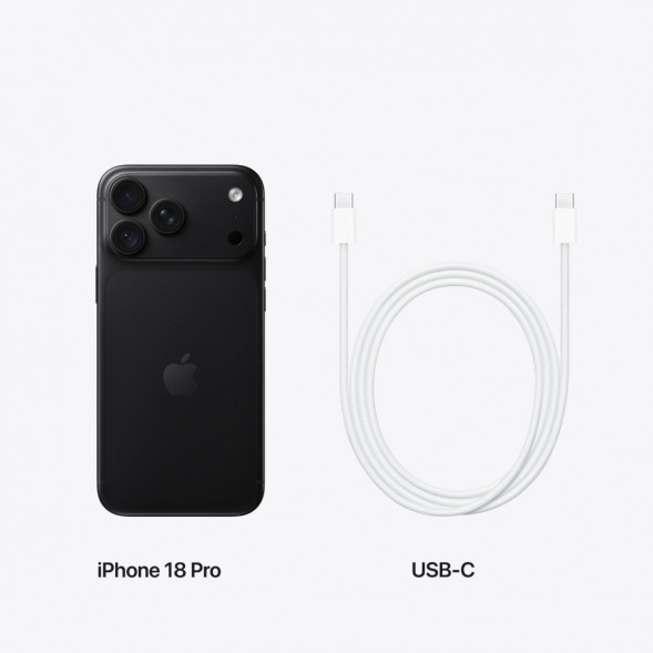 Смартфон Apple iPhone 18 Pro 512GB (SIM + eSIM), Black в Рязани