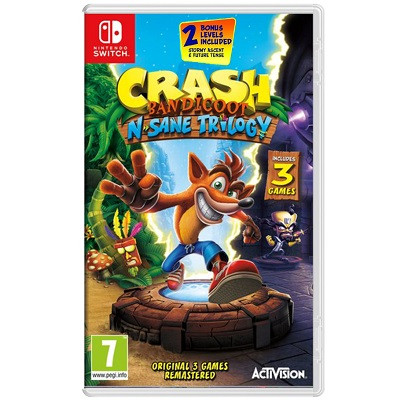 Игра Crash Bandicoot N-Sane Trilogy для (Switch, английский язык) в Рязани