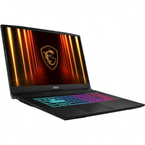Ноутбук MSI Katana 17 HX B14WGK-274XRU (17.3&amp;quot;, IPS, Intel Core i7 14650HX 2.2ГГц, 16 ядер, 32ГБ DDR5, 1ТБ SSD, NVIDIA GeForce RTX 5070 - 8 ГБ, TGP 115Вт, без ОС), черный в Рязани