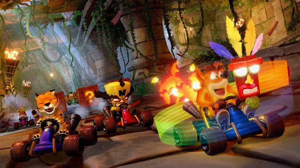 Игра Crash Team Racing Nitro-Fueled для Nintendo Switch, картридж в Рязани