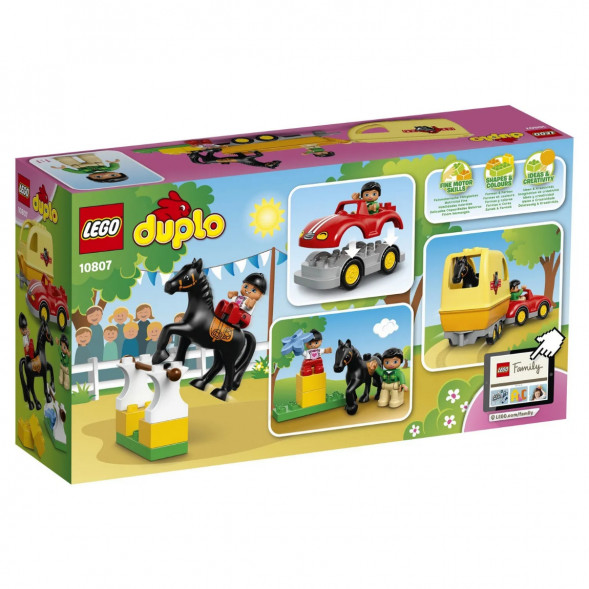 Конструктор LEGO DUPLO Town 10807 Трейлер для лошадок в Рязани