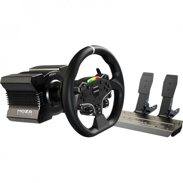 Игровой руль MOZA R5 Bundle (R5 Base, ES Wheel, SR-P Lite double Pedals，R5 Table Clamp) RS20 в Рязани