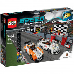 Конструктор LEGO Speed Champions 75912 Финишная линия гонки Porsche 911 GT