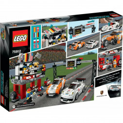 Конструктор LEGO Speed Champions 75912 Финишная линия гонки Porsche 911 GT