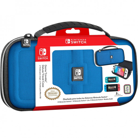 Чехол BIG BEN Deluxe для Nintendo Switch/OLED/Lite, синий в Рязани