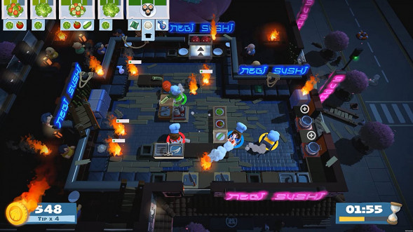 Игра Overcooked &amp;amp; Overcooked 2 [Nintendo Switch, английская версия] в Рязани