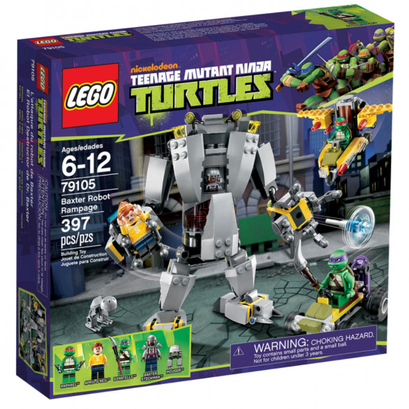 Конструктор LEGO Teenage Mutant Ninja Turtle 79105 Нападение робота Бакстера в Рязани