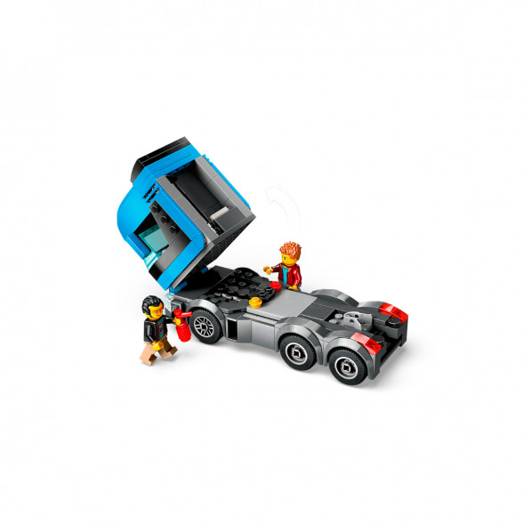 Конструктор LEGO City 60408 Грузовик-автовоз со спортивными автомобилями в Рязани
