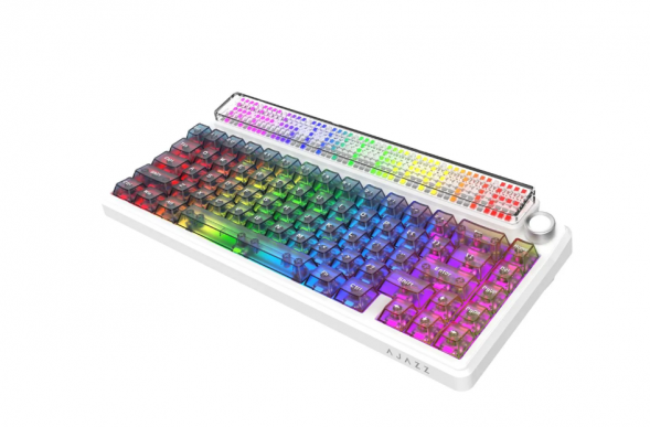 Беспроводная игровая механическая клавиатура Ajazz Pixel 68, 8K, Hot-Swap, RGB, с матричным LED экраном в Рязани