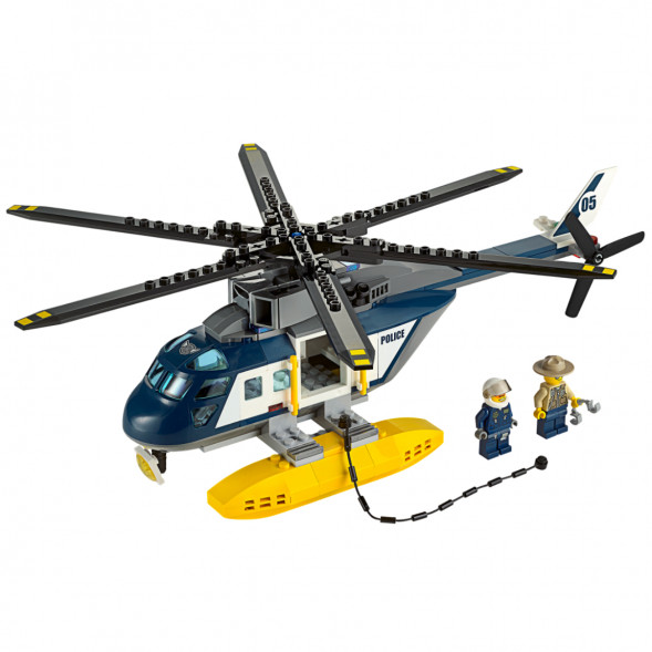 Конструктор LEGO City 60067 Погоня на полицейском вертолёте в Рязани