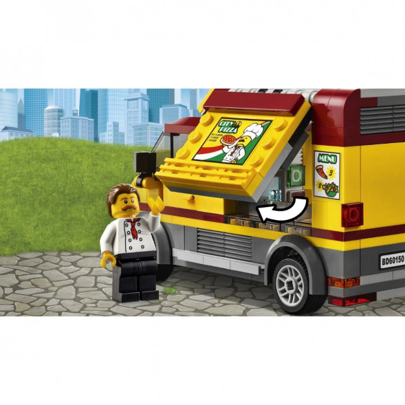 Конструктор LEGO City Great Vehicles 60150 Фургон-пиццерия в Рязани