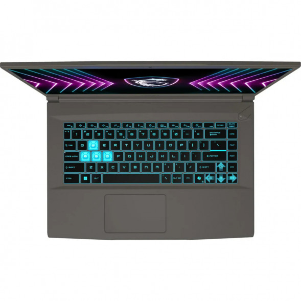Ноутбук игровой MSI Thin 15 B2RVE-3451XRU (15.6&amp;quot;, IPS, Intel Core 7 240H 2.5ГГц, 10 ядер, 16ГБ DDR4, 512ГБ SSD, NVIDIA GeForce RTX 4050 для ноутбуков - 6 ГБ) в Рязани