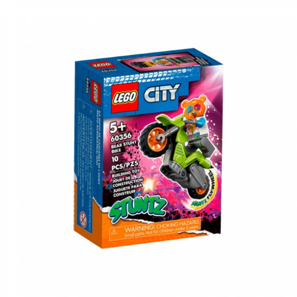 Конструктор LEGO City 60356 Трюковый мотоцикл медведя в Рязани