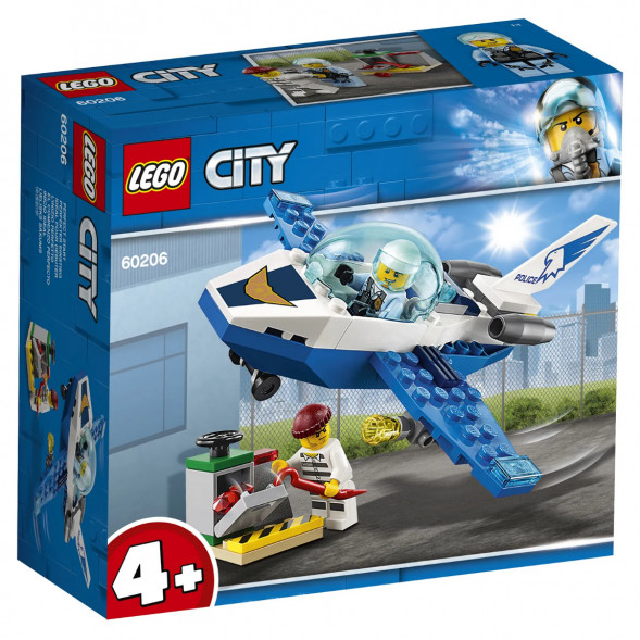 Конструктор LEGO City Police 60206 Воздушная полиция: патрульный самолет в Рязани