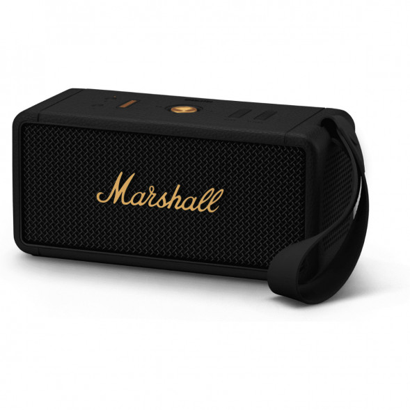 Портативная акустика Marshall Middleton, 60 Вт, черный и латунный в Рязани