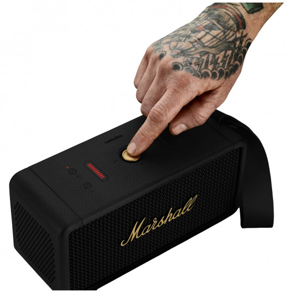 Портативная акустика Marshall Middleton, 60 Вт, черный и латунный в Рязани