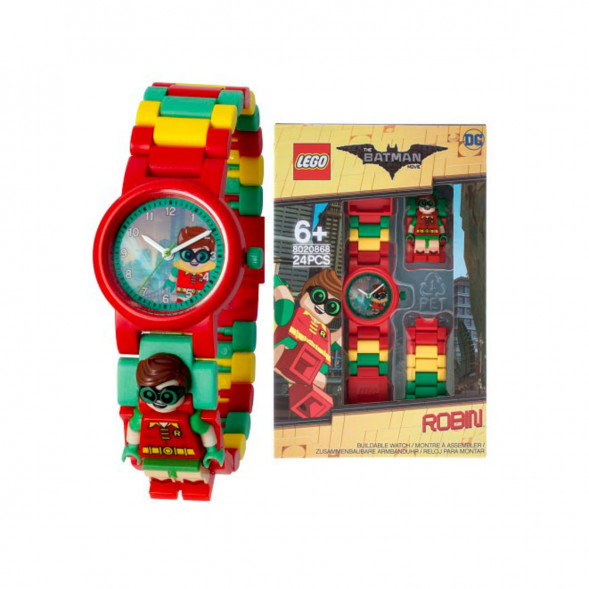 Часы LEGO Super Heroes 8020868 Batman Movie Робин с минифигуркой в Рязани