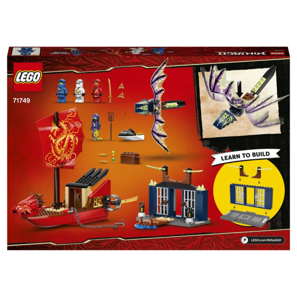 Конструктор LEGO Ninjago 71749 Дар Судьбы Решающая битва в Рязани