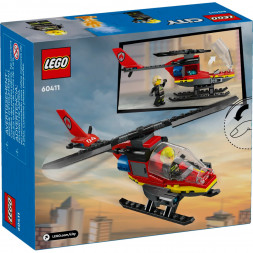 Конструктор LEGO City 60411 Пожарно-спасательный вертолет