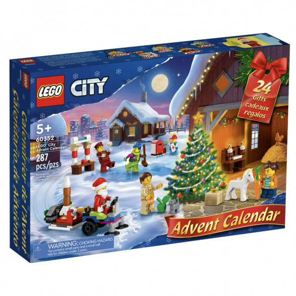 Конструктор LEGO City 60352 Рождественский новогодний календарь 2022 в Рязани