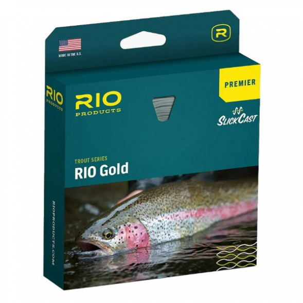 Леска RIO Premier Gold Floating Fly Line WF6F, мох/золото в Рязани