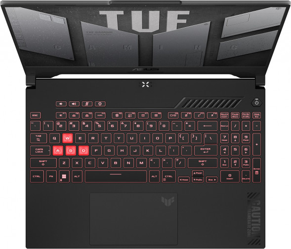 Ноутбук ASUS TUF Gaming 15 FA507NV-LP160 AMD Ryzen 5 7535HS, RAM 16 ГБ, SSD 512 ГБ, NVIDIA GeForce RTX 4060 для ноутбуков (8 Гб), Без системы, (90NR0E85-M00DT0), серый в Рязани