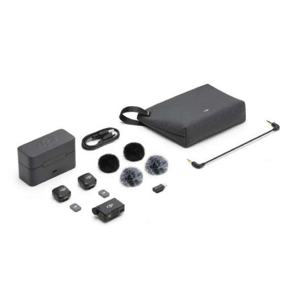 Микрофон DJI Mic Mini (2 TX + 1 RX + зарядный кейс) в Рязани