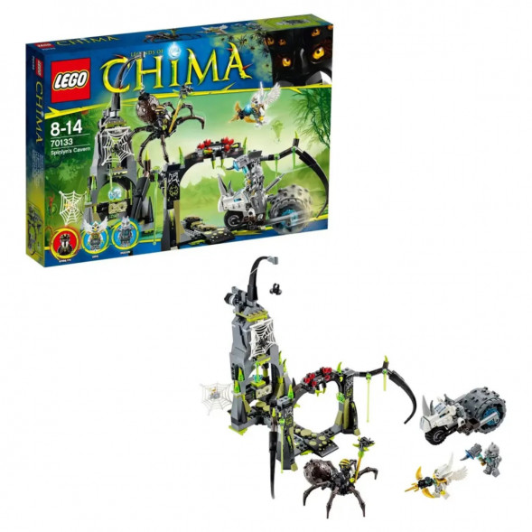 Конструктор LEGO Legends Of Chima 70133 Пещера Спинлина в Рязани
