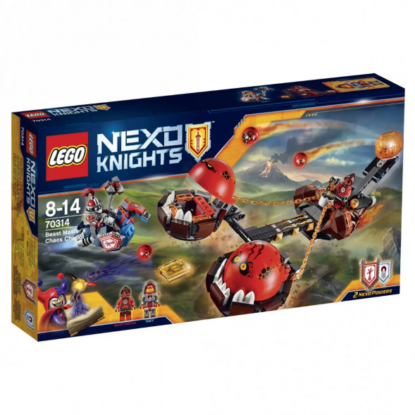 Конструктор LEGO Nexo Knights 70314 Безумная колесница Укротителя в Рязани