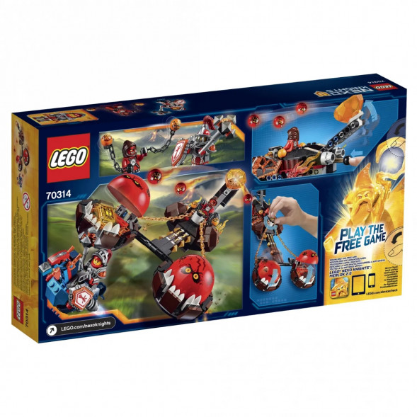 Конструктор LEGO Nexo Knights 70314 Безумная колесница Укротителя в Рязани