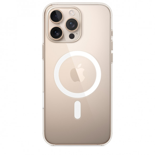 Чехол Apple Clear Case with MagSafe для iPhone 16 Pro Max, прозрачный (MA7F4ZM/A) в Рязани