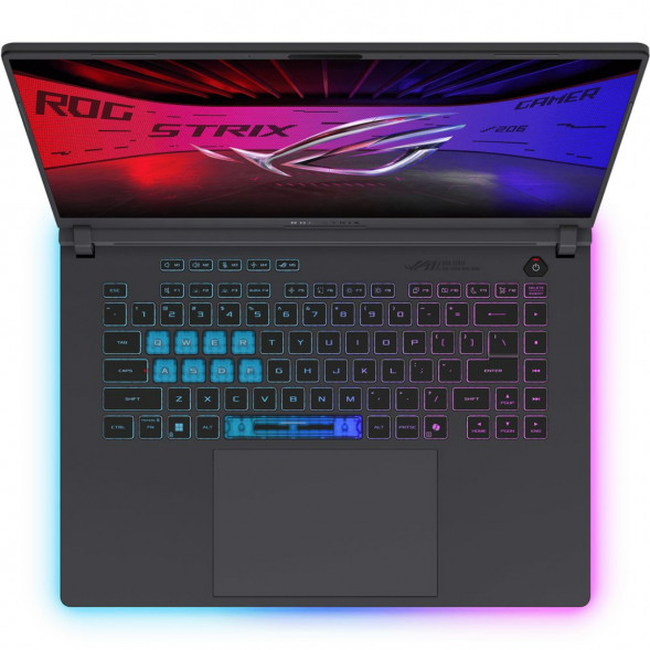 Ноутбук игровой ASUS ROG Strix G16 G615JMR-TS415 (16&amp;quot;, IPS, Intel Core i7-14650HX 2.2ГГц, 16-ядерный, 16ГБ DDR5, 512 ГБ SSD, NVIDIA GeForce RTX 5060 - 8 ГБ, без ОС), серый в Рязани