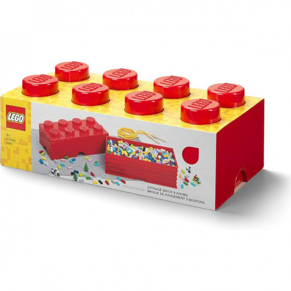 Пластиковый кубик для хранения LEGO Creator 4004, красный в Рязани