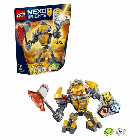 Конструктор LEGO Nexo Knights 70365 Боевые доспехи Акселя в Рязани