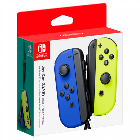 Геймпад Nintendo Switch Joy-Con controllers Duo, синий/желтый в Рязани