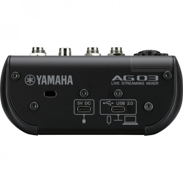 Микшер для стриминга Yamaha AG03MK2 LSPK Live Stream Black с аксессуарами в Рязани