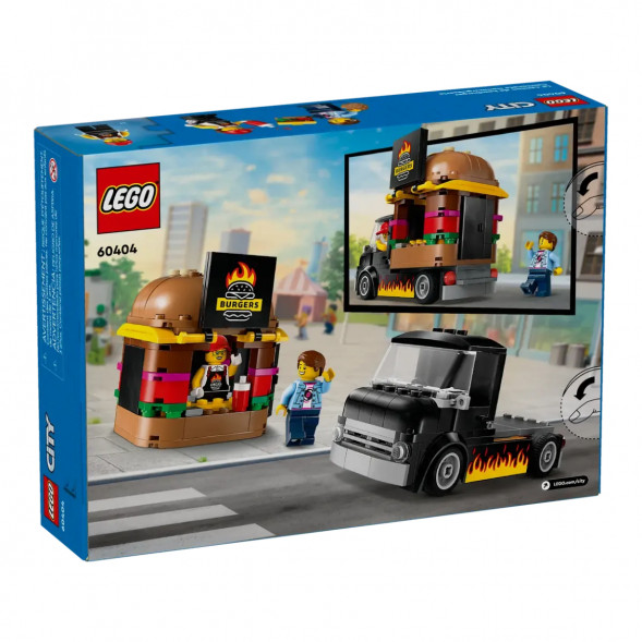Конструктор LEGO City 60404 Бургерная на колесах в Рязани