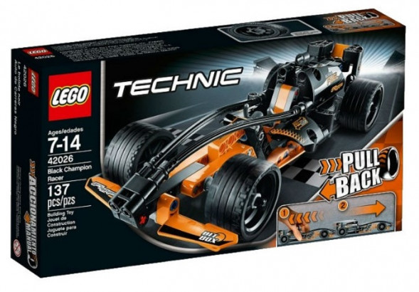 Конструктор LEGO Technic 42026 Чёрный гоночный автомобиль в Рязани